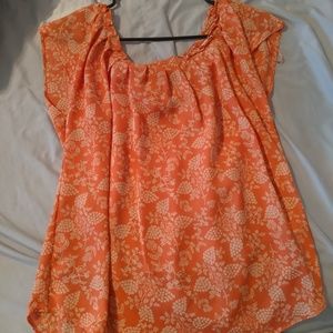 Coral Blouse